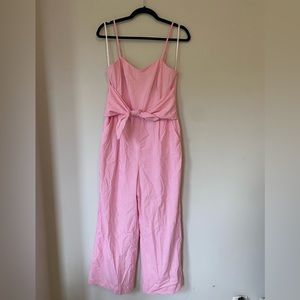 Vineyard Vines Pink Seersucker Jumpsuit Size 6